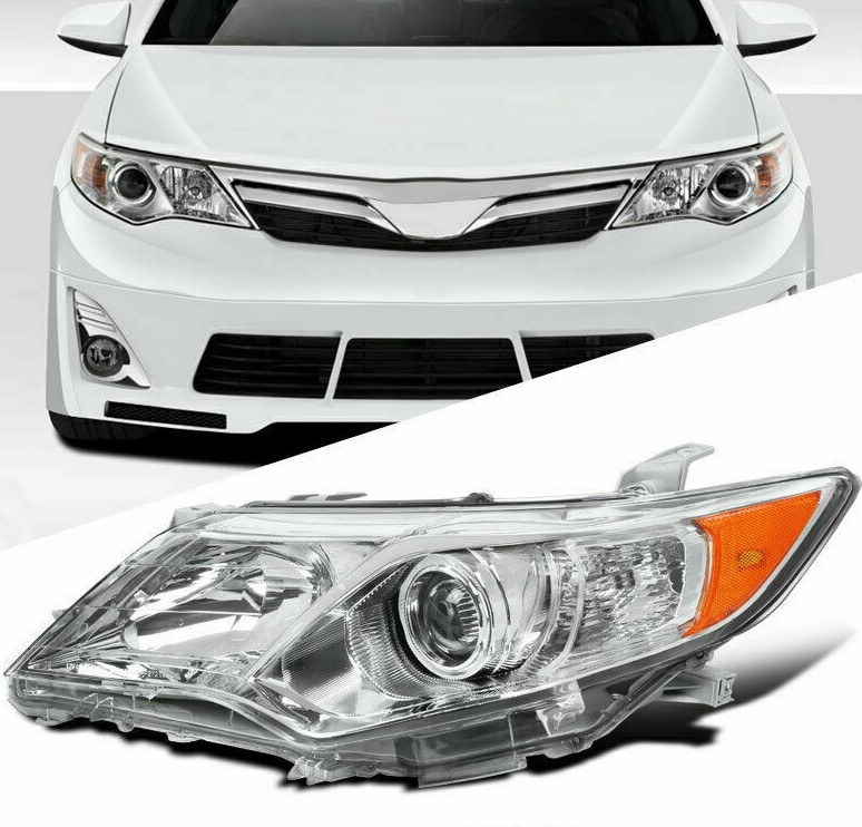 Headlamps with chrome housing