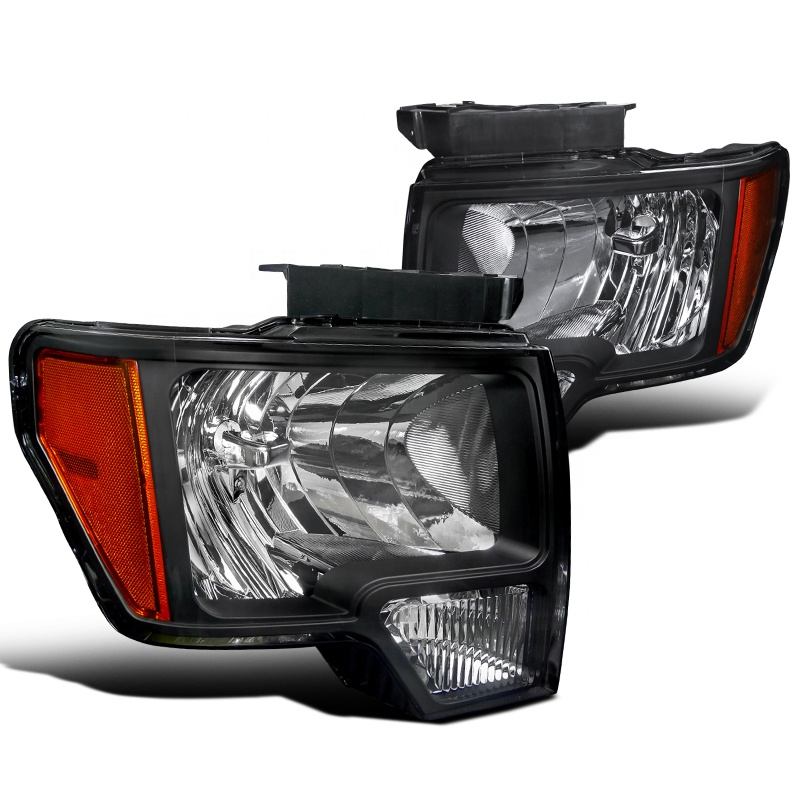 Pickup black headlights