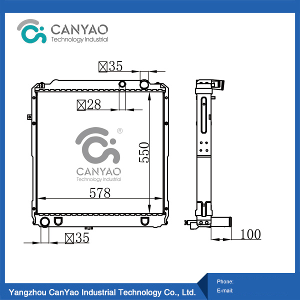 Toyota Radiator COASTER 97-99 MT