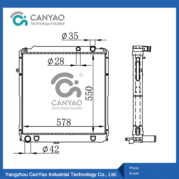 Toyota Radiator COASTER97-99 BB40 3B 97-MT