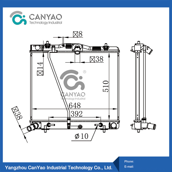 Toyota Radiator HIACE GAS 08-AT