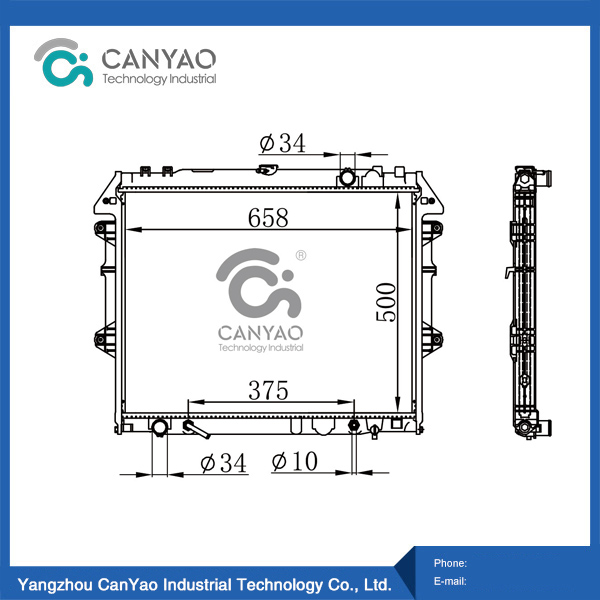 Toyota Radiator HILUX 04- AT