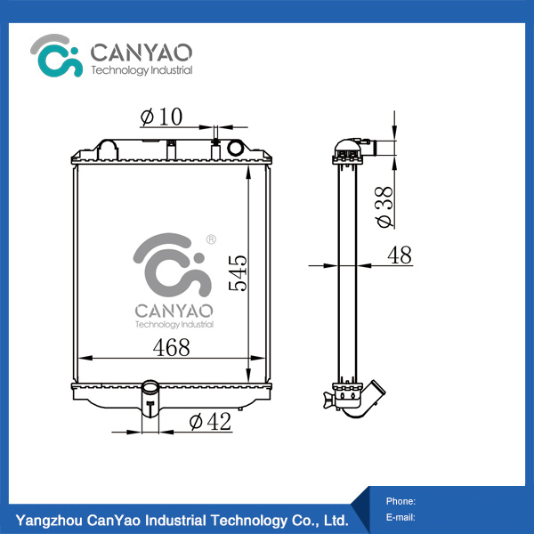 Toyota Radiator HINO 03-MT