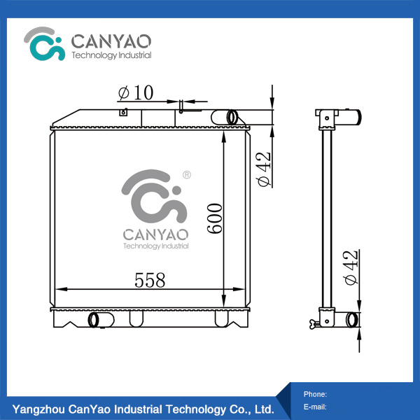 Toyota Radiator HINO DUTRO 300 MT