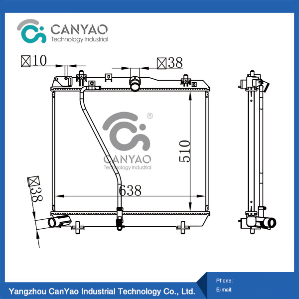 Toyota Radiator KD H 200 NEW 12-MT GAS