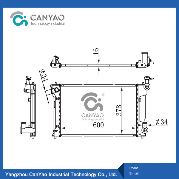 Toyota Radiator MODELS 07MT