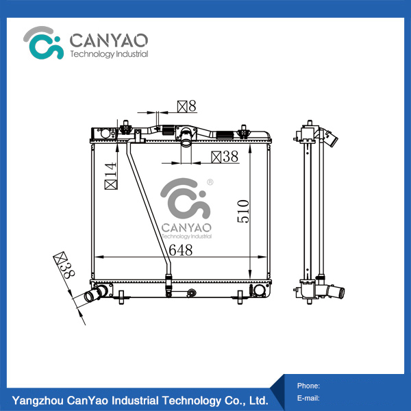 Toyota Radiator MODELS HIACE GAS 08- MT